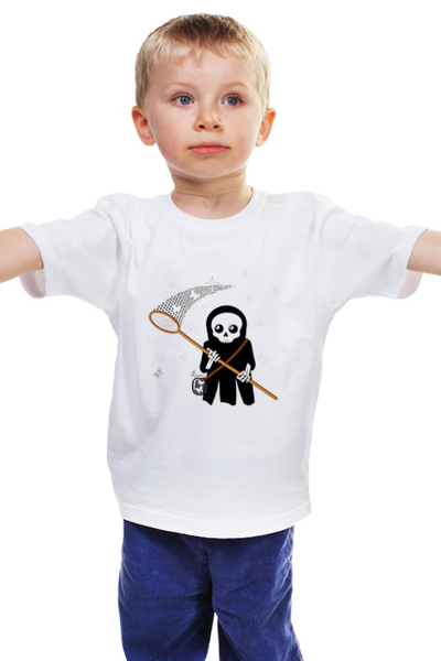 Заказать детскую футболку в Москве. Детская футболка классическая унисекс Привидение  от ПРИНТЫ ПЕЧАТЬ  - готовые дизайны и нанесение принтов.