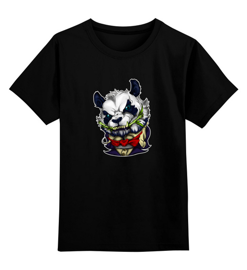 Заказать детскую футболку в Москве. Детская футболка классическая унисекс Panda  от T-shirt print  - готовые дизайны и нанесение принтов.