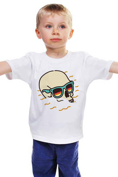 Заказать детскую футболку в Москве. Детская футболка классическая унисекс BEACH LOVER от ANDREI M - готовые дизайны и нанесение принтов.