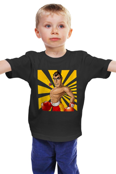 Заказать детскую футболку в Москве. Детская футболка классическая унисекс Боксер от ПРИНТЫ ПЕЧАТЬ  - готовые дизайны и нанесение принтов.