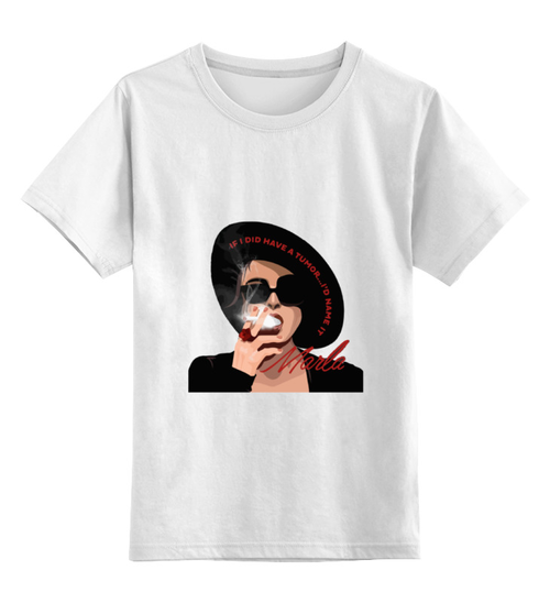 Заказать детскую футболку в Москве. Детская футболка классическая унисекс Марла Сингер (Бойцовский клуб) от Easy-store - готовые дизайны и нанесение принтов.