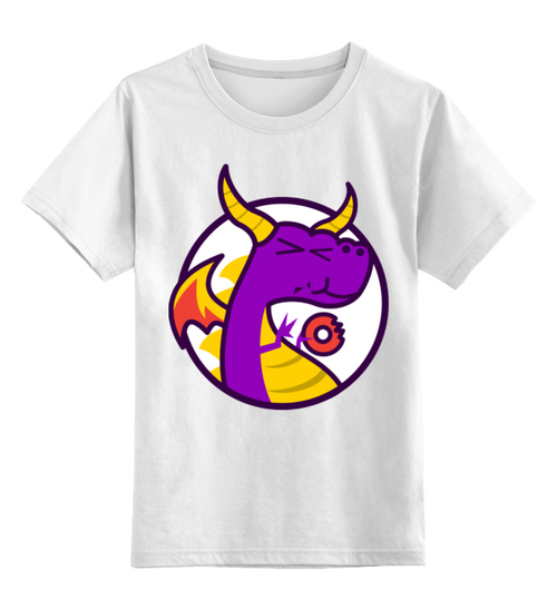 Заказать детскую футболку в Москве. Детская футболка классическая унисекс Спайро от Amerikanka - готовые дизайны и нанесение принтов.