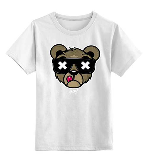 Заказать детскую футболку в Москве. Детская футболка классическая унисекс Медведь,оригинальный дизайн от outsider2015 - готовые дизайны и нанесение принтов.