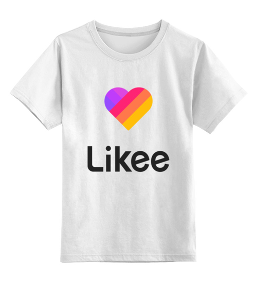 Заказать детскую футболку в Москве. Детская футболка классическая унисекс Likee от Roman Aleshchenko - готовые дизайны и нанесение принтов.
