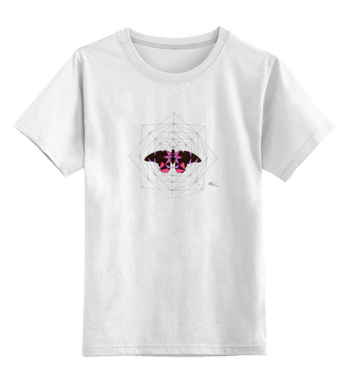 Заказать детскую футболку в Москве. Детская футболка классическая унисекс Бабочка в паутине от kristibygaga - готовые дизайны и нанесение принтов.