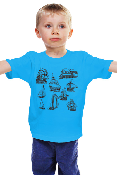 Заказать детскую футболку в Москве. Детская футболка классическая унисекс Катера от Romanova - готовые дизайны и нанесение принтов.