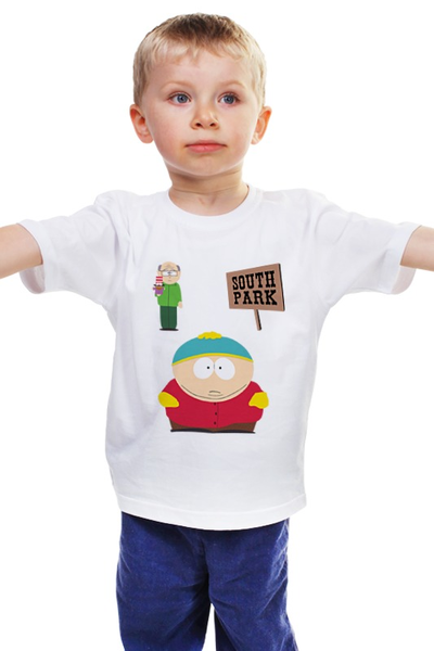 Заказать детскую футболку в Москве. Детская футболка классическая унисекс Эрик Картман от Pomidor - готовые дизайны и нанесение принтов.