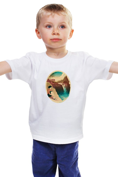 Заказать детскую футболку в Москве. Детская футболка классическая унисекс Твин Пикс от cherdantcev - готовые дизайны и нанесение принтов.