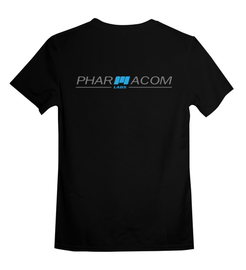Заказать детскую футболку в Москве. Детская футболка классическая унисекс Pharmacom Labs (Принты с двух сторон) от Михаил - готовые дизайны и нанесение принтов.