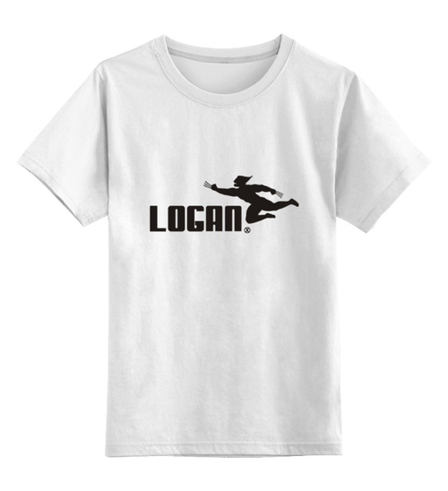 Заказать детскую футболку в Москве. Детская футболка классическая унисекс Logan Puma от skynatural - готовые дизайны и нанесение принтов.