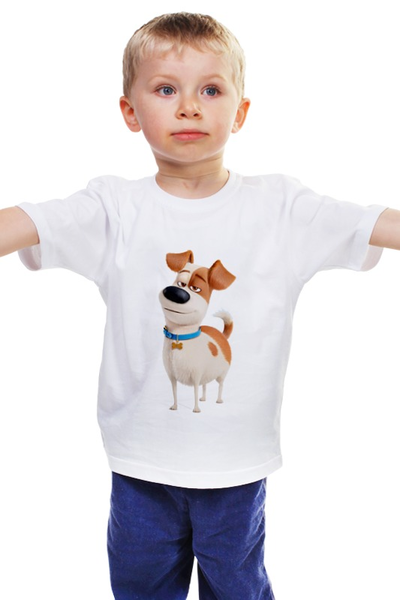 Заказать детскую футболку в Москве. Детская футболка классическая унисекс Макс (Max) от tadashi - готовые дизайны и нанесение принтов.