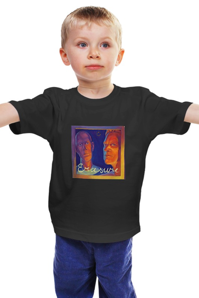 Заказать детскую футболку в Москве. Детская футболка классическая унисекс Erasure от Fedor - готовые дизайны и нанесение принтов.
