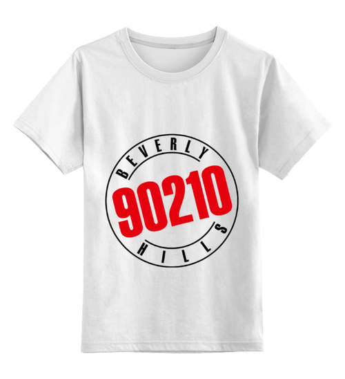 Заказать детскую футболку в Москве. Детская футболка классическая унисекс 90210 от Vinli.shop  - готовые дизайны и нанесение принтов.
