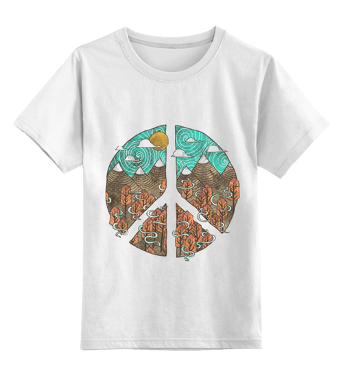 Заказать детскую футболку в Москве. Детская футболка классическая унисекс Pacific от Blue whale - готовые дизайны и нанесение принтов.