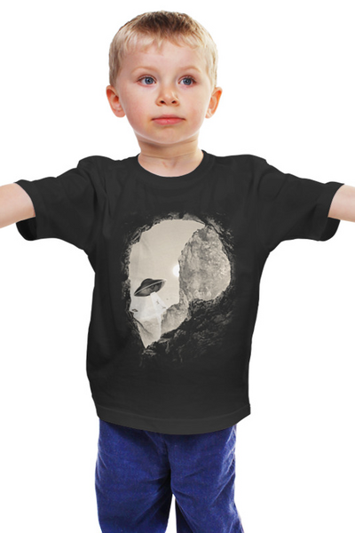 Заказать детскую футболку в Москве. Детская футболка классическая унисекс Похищение НЛО от ISliM - готовые дизайны и нанесение принтов.