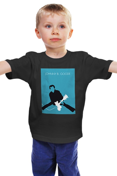Заказать детскую футболку в Москве. Детская футболка классическая унисекс Чак Берри от printik - готовые дизайны и нанесение принтов.