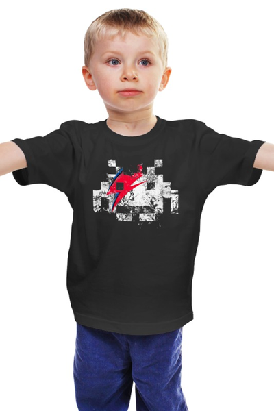 Заказать детскую футболку в Москве. Детская футболка классическая унисекс Космический Захватчик от printik - готовые дизайны и нанесение принтов.