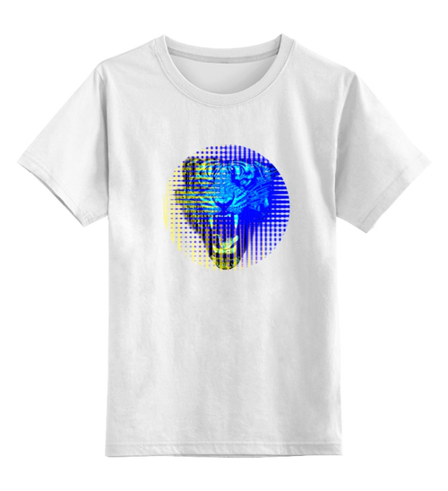 Заказать детскую футболку в Москве. Детская футболка классическая унисекс TigerX от alexru - готовые дизайны и нанесение принтов.