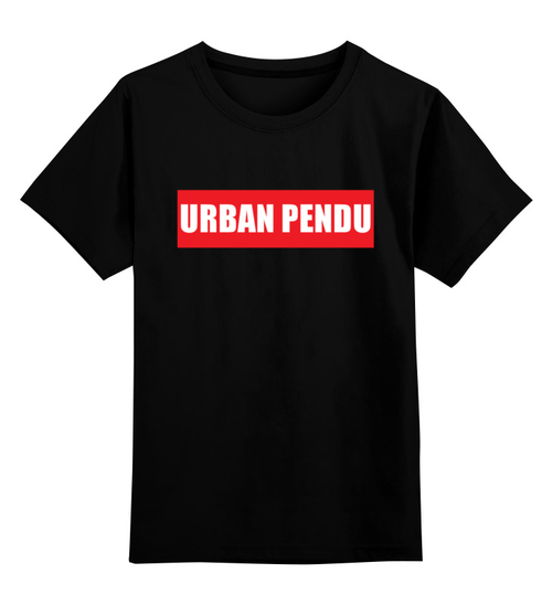 Заказать детскую футболку в Москве. Детская футболка классическая унисекс Urban Pendu от akk94kj - готовые дизайны и нанесение принтов.