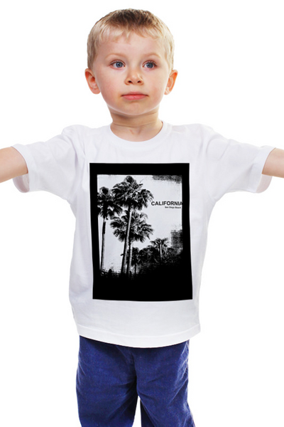 Заказать детскую футболку в Москве. Детская футболка классическая унисекс ❖ CALIFORNIA ❖ от balden - готовые дизайны и нанесение принтов.