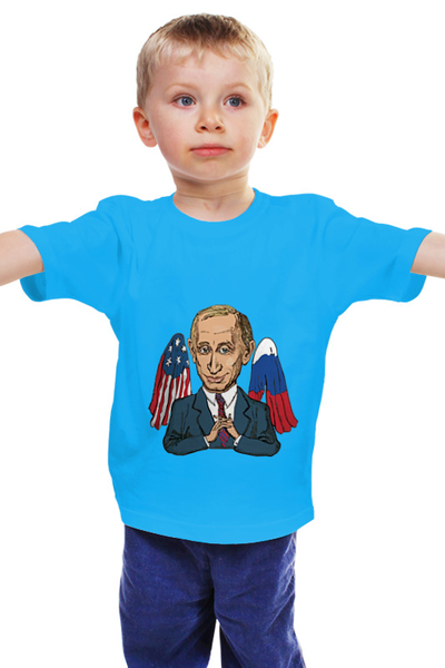 Заказать детскую футболку в Москве. Детская футболка классическая унисекс Mr President от ladygaga - готовые дизайны и нанесение принтов.