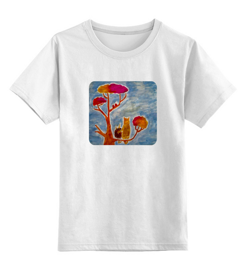 Заказать детскую футболку в Москве. Детская футболка классическая унисекс Счастье от mrs-snit@yandex.ru - готовые дизайны и нанесение принтов.