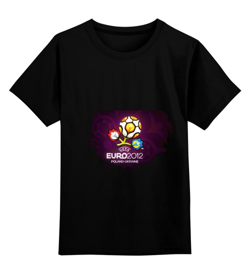 Заказать детскую футболку в Москве. Детская футболка классическая унисекс Чемпионат Европы по футболу 2012 г от Fedor - готовые дизайны и нанесение принтов.