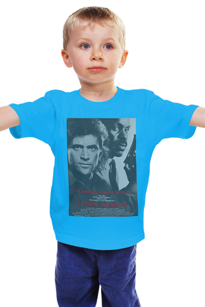Заказать детскую футболку в Москве. Детская футболка классическая унисекс Lethal Weapon от KinoArt - готовые дизайны и нанесение принтов.