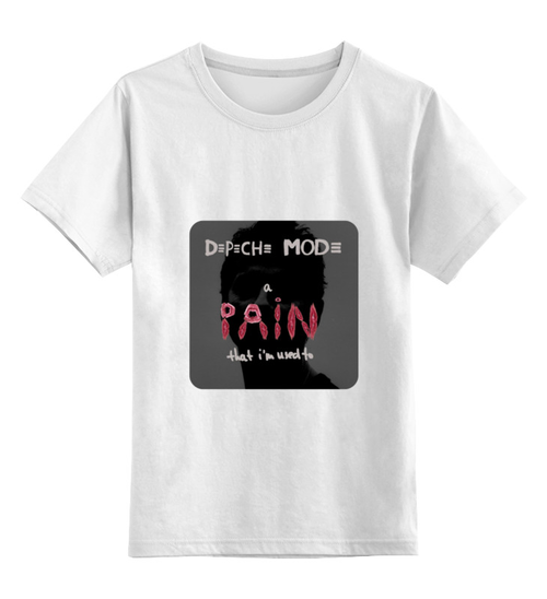 Заказать детскую футболку в Москве. Детская футболка классическая унисекс Depeche Mode  от Fedor - готовые дизайны и нанесение принтов.