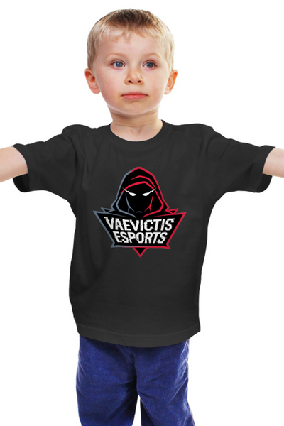 Заказать детскую футболку в Москве. Детская футболка классическая унисекс VAEVICTIS ESPORTS от robus - готовые дизайны и нанесение принтов.