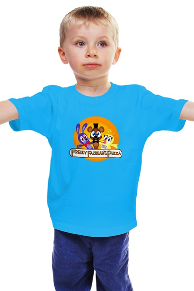 Заказать детскую футболку в Москве. Детская футболка классическая унисекс Five Nights at Freddy  от cherdantcev - готовые дизайны и нанесение принтов.
