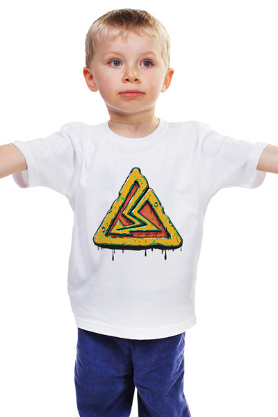 Заказать детскую футболку в Москве. Детская футболка классическая унисекс Высокое напряжение от Иван  - готовые дизайны и нанесение принтов.