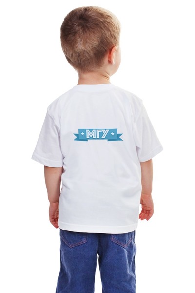 Заказать детскую футболку в Москве. Детская футболка классическая унисекс МГУ  от Liza Shapkina - готовые дизайны и нанесение принтов.