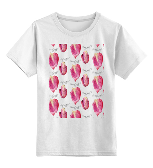 Заказать детскую футболку в Москве. Детская футболка классическая унисекс rose patel от okonit - готовые дизайны и нанесение принтов.