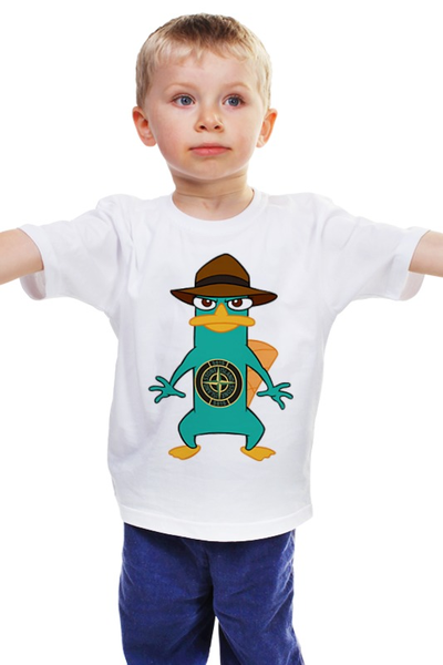 Заказать детскую футболку в Москве. Детская футболка классическая унисекс Модный утканос от торгаш - готовые дизайны и нанесение принтов.