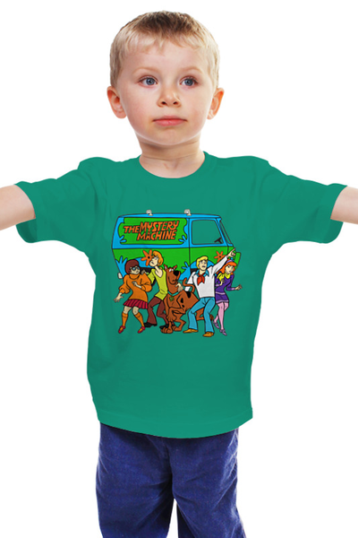 Заказать детскую футболку в Москве. Детская футболка классическая унисекс Scooby Doo / Cкуби Ду от crash - готовые дизайны и нанесение принтов.