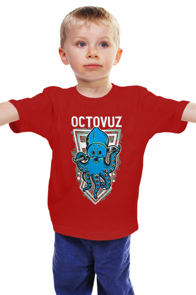 Заказать детскую футболку в Москве. Детская футболка классическая унисекс ✱ OCTOVUZ ✱ от balden - готовые дизайны и нанесение принтов.