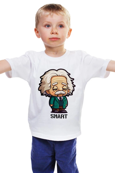 Заказать детскую футболку в Москве. Детская футболка классическая унисекс Smart от Макс Мороз - готовые дизайны и нанесение принтов.
