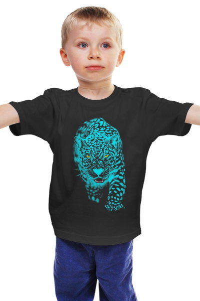 Заказать детскую футболку в Москве. Детская футболка классическая унисекс Пантера от printik - готовые дизайны и нанесение принтов.