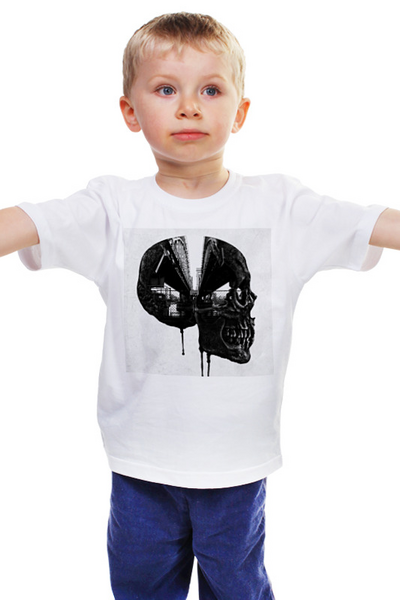 Заказать детскую футболку в Москве. Детская футболка классическая унисекс SUNBURST  от Руслан Кривощёков - готовые дизайны и нанесение принтов.