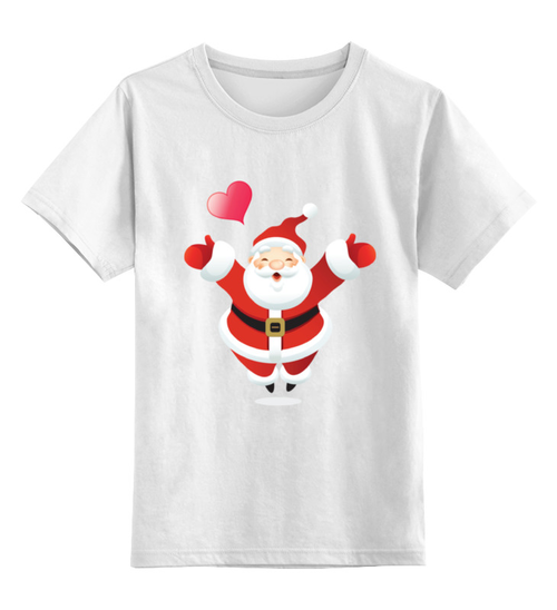Заказать детскую футболку в Москве. Детская футболка классическая унисекс "Новогоднее настроение" от Abstractiya - готовые дизайны и нанесение принтов.