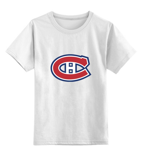 Заказать детскую футболку в Москве. Детская футболка классическая унисекс Montreal Canadiens от BURNSHIRTS - готовые дизайны и нанесение принтов.
