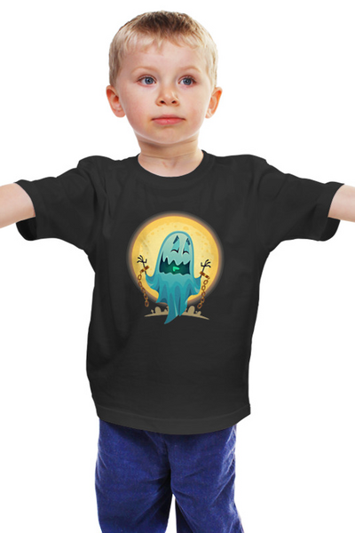 Заказать детскую футболку в Москве. Детская футболка классическая унисекс Хэллоуин от Ирина - готовые дизайны и нанесение принтов.