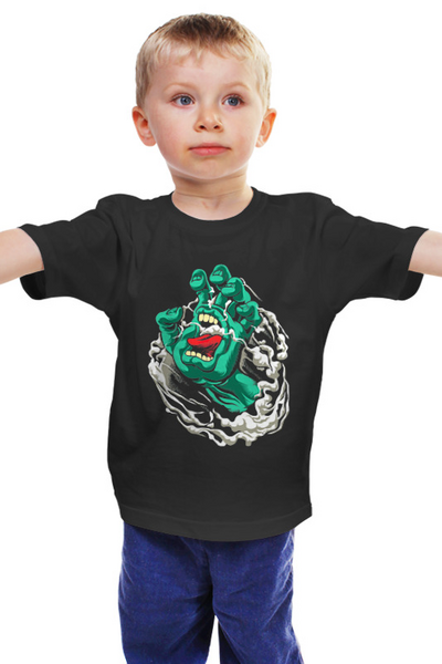 Заказать детскую футболку в Москве. Детская футболка классическая унисекс ☠ZombieHand☠ от balden - готовые дизайны и нанесение принтов.