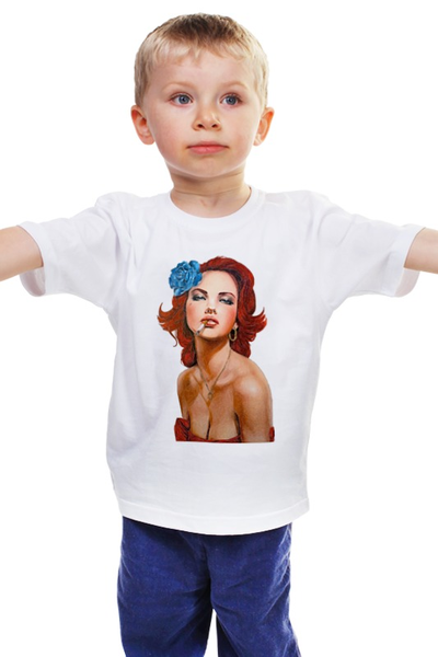Заказать детскую футболку в Москве. Детская футболка классическая унисекс Blue Rose от priceless - готовые дизайны и нанесение принтов.