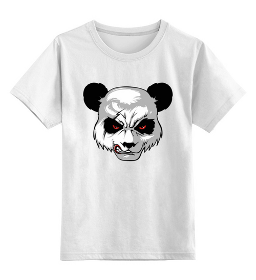 Заказать детскую футболку в Москве. Детская футболка классическая унисекс Bad Panda  от T-shirt print  - готовые дизайны и нанесение принтов.