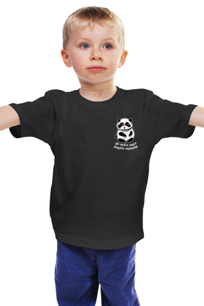 Заказать детскую футболку в Москве. Детская футболка классическая унисекс Cute fire: Во всем надо видеть негатив от Соль  - готовые дизайны и нанесение принтов.