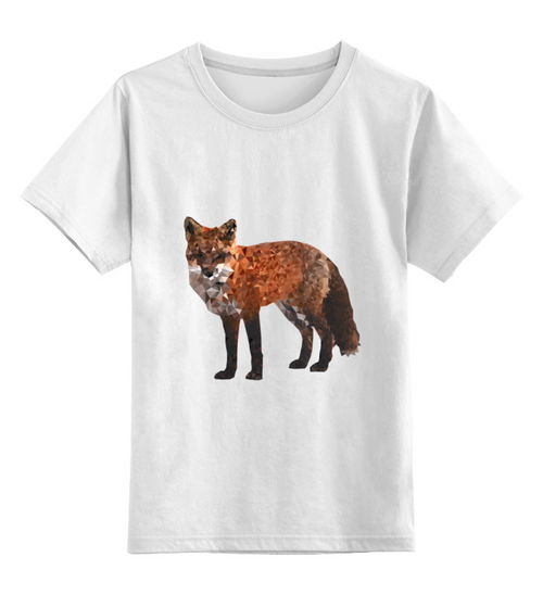 Заказать детскую футболку в Москве. Детская футболка классическая унисекс Лисичка от THE_NISE  - готовые дизайны и нанесение принтов.