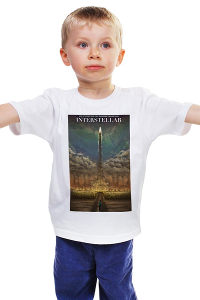 Заказать детскую футболку в Москве. Детская футболка классическая унисекс Интерстеллар  от Яхонт - готовые дизайны и нанесение принтов.