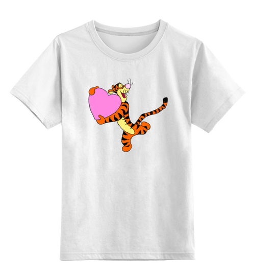 Заказать детскую футболку в Москве. Детская футболка классическая унисекс Тигра от pyzhik - готовые дизайны и нанесение принтов.
